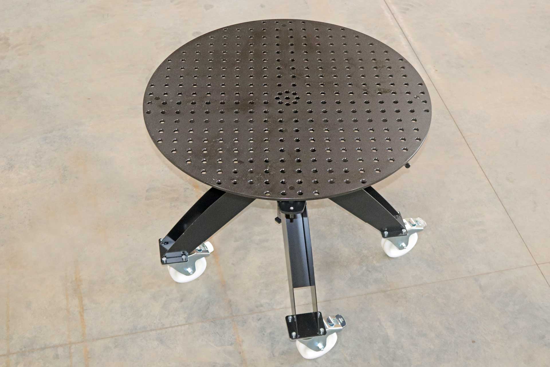 Height Adjustable Rotating Welding Table