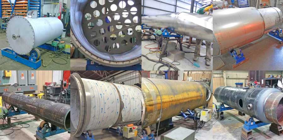 MAC RD-10-INW Tank Turning Roll in production
