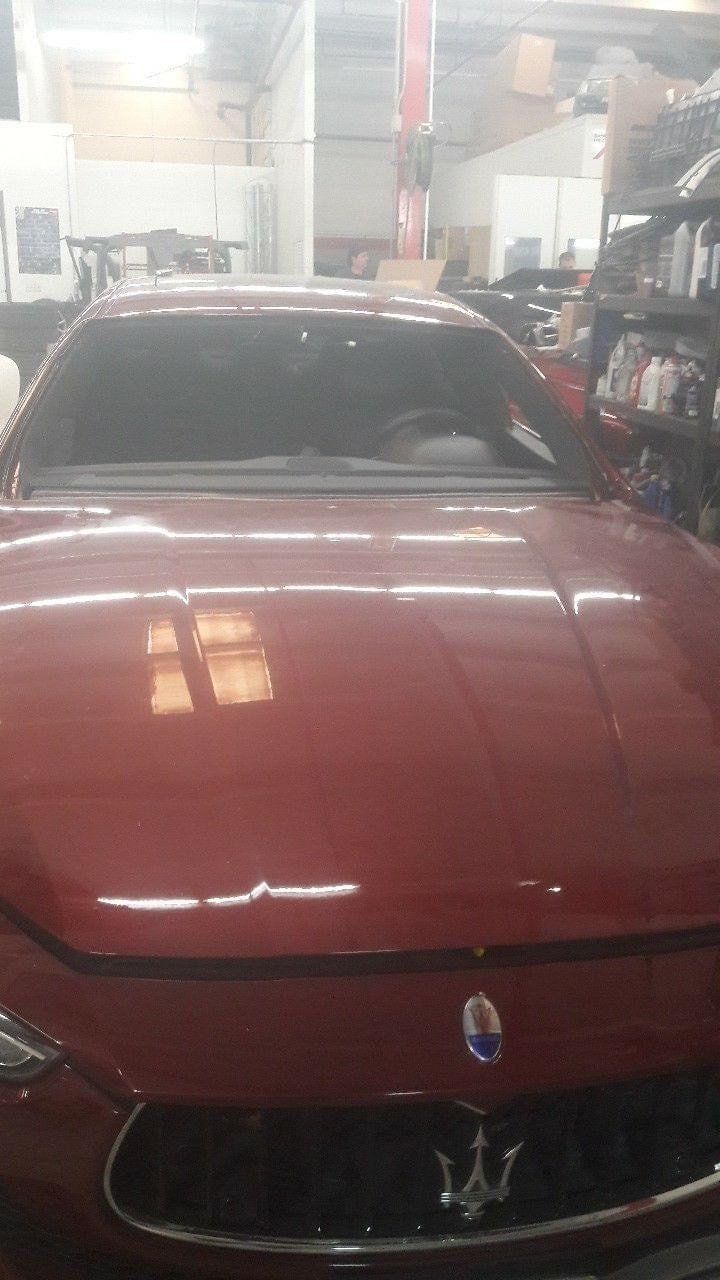 Windshield of a Red Car — Chicago, IL — Sotelo Auto Glass Service