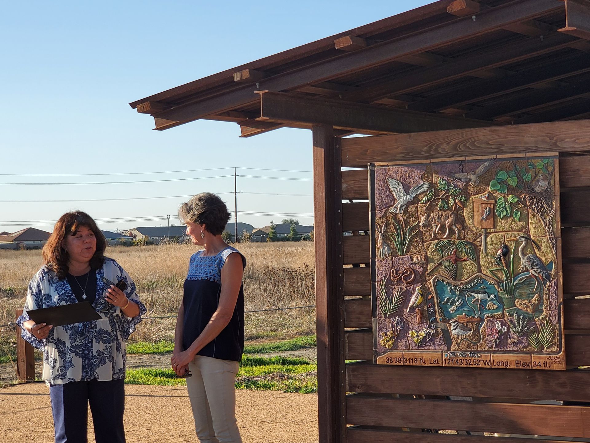 Artwork Unveiled at Woodland Regional Park Preserve