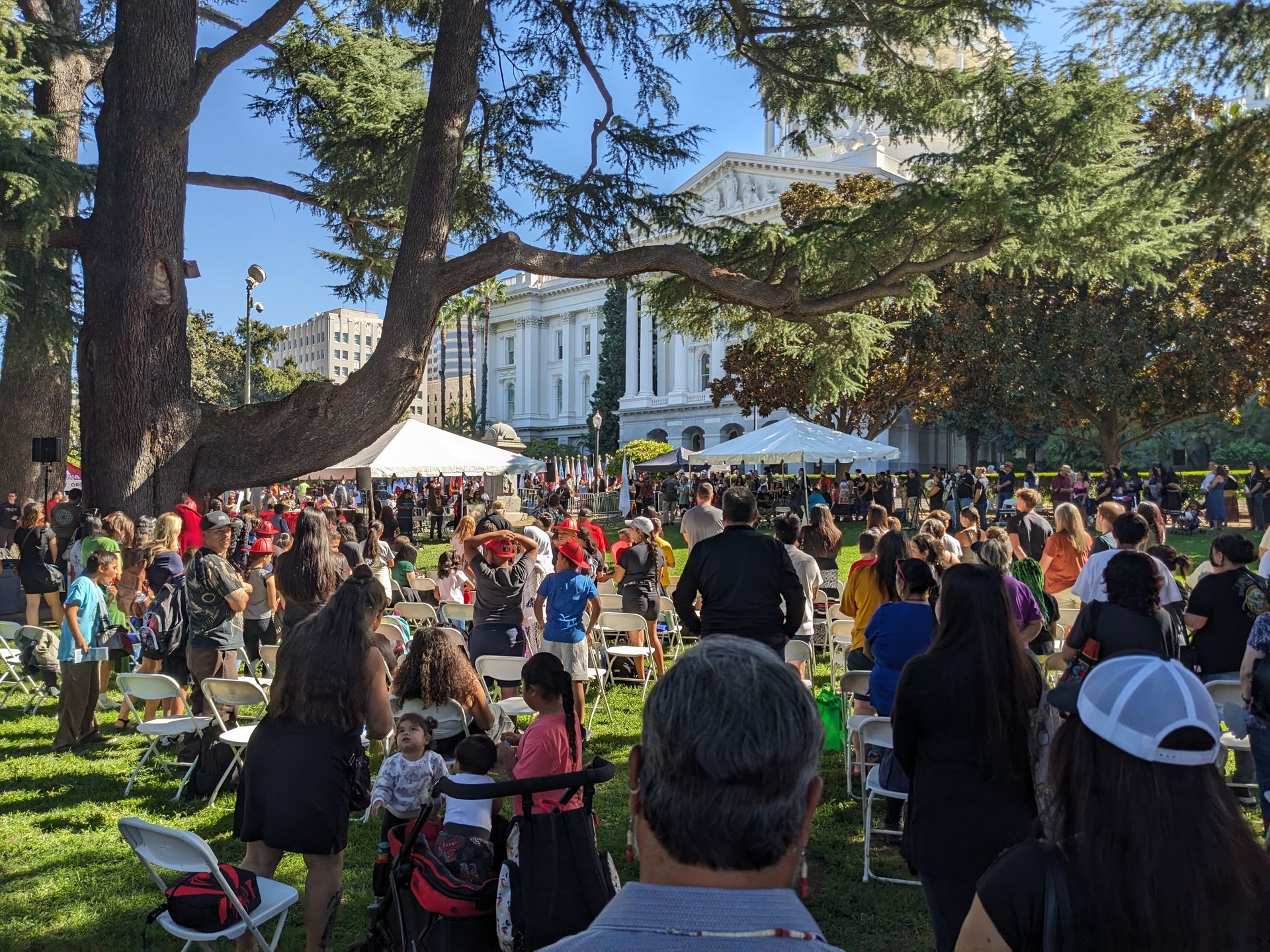 Opening ceremony at the State Capitol