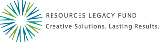 The logo for resources legacy fund creative solutions , lasting results.