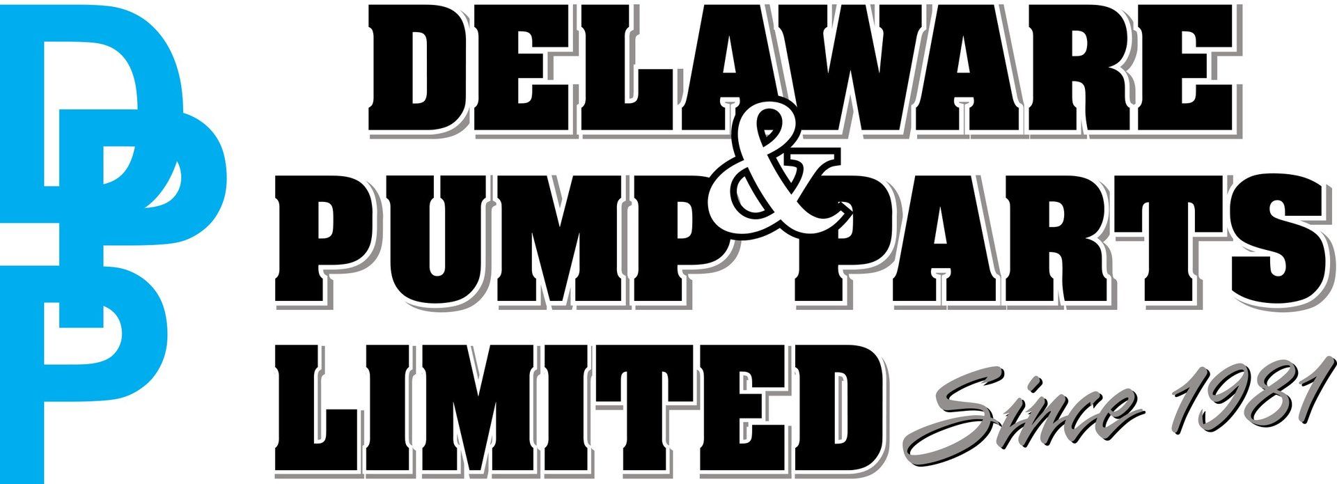 The logo for delaware pump & parts limited since 1967