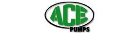 A green ace pumps logo on a white background