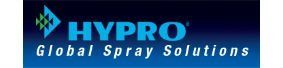 A logo for a company called hypro global spray solutions