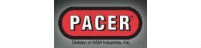A pacer logo is shown on a gray background