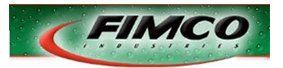 A green and red logo for finco industries