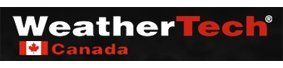 A weather tech canada logo on a black background