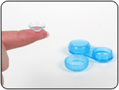 Contacts and Container - Prescription Glasses