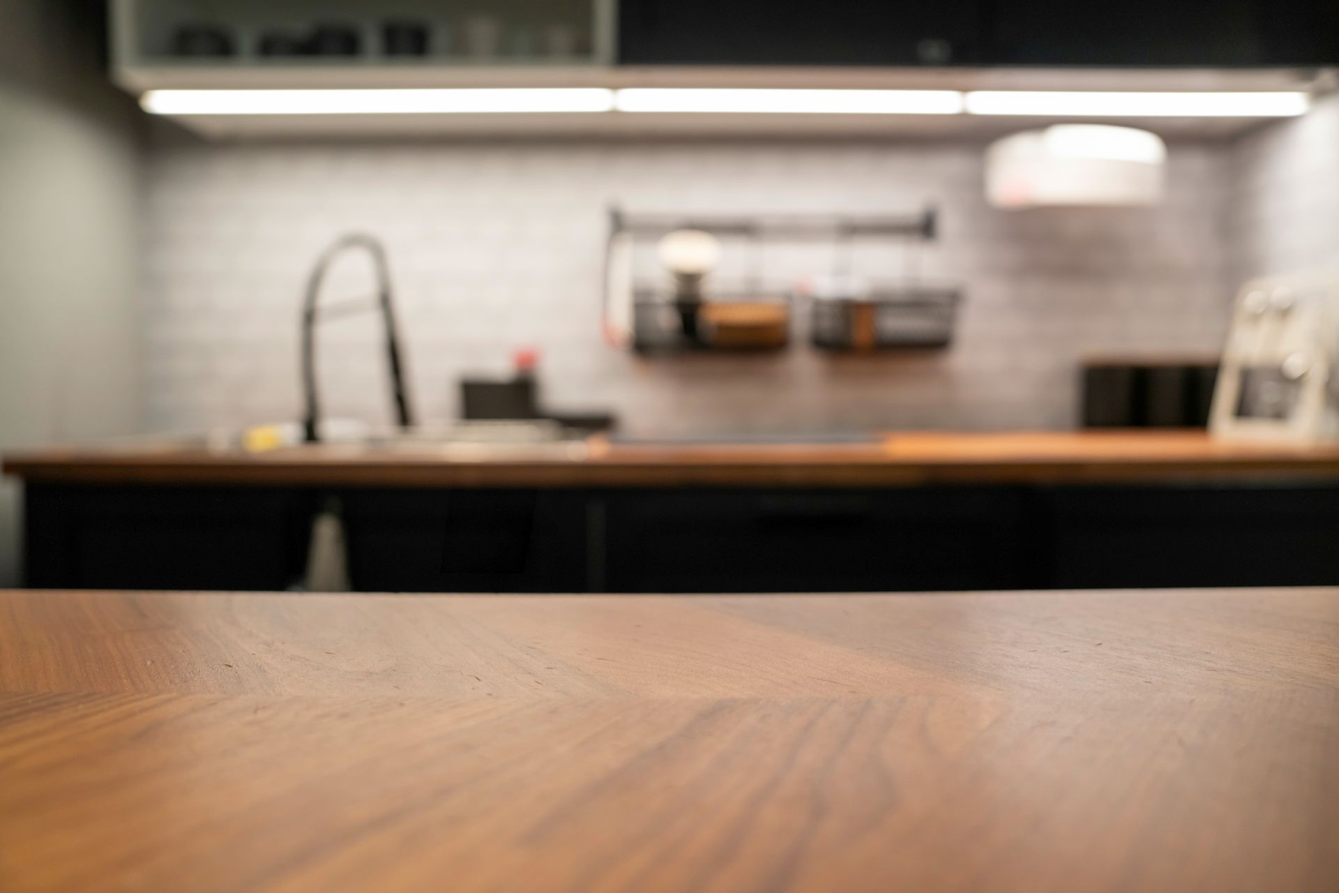 kitchen countertop at home 