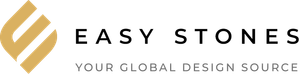 A logo for easy stones your global design source