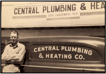 1946 Louis Waldenberg — Great Falls, MT — Central Plumbing, Heating, Excavation