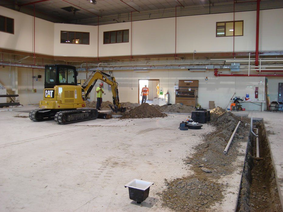 MANG C-130 Hanger Expansion — Great Falls, MT — Central Plumbing, Heating, Excavation