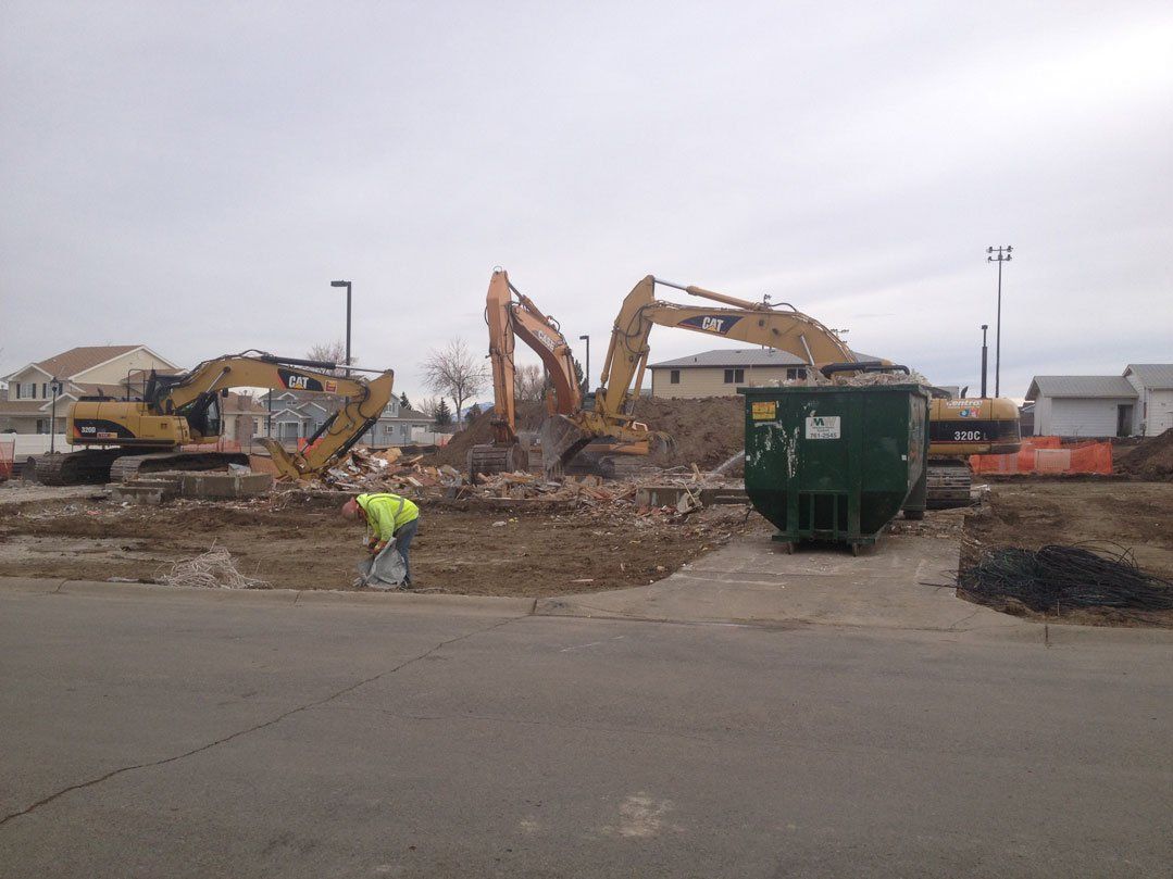 Malmstrom Air Force Base Balfour Beatty Base Housing Demo — Great Falls, MT — Central Plumbing, Heating, Excavation