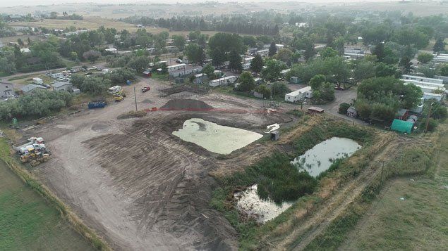 Southwind Sewer Lagoon and Treatment Building — Great Falls, MT — Central Plumbing, Heating, Excavation