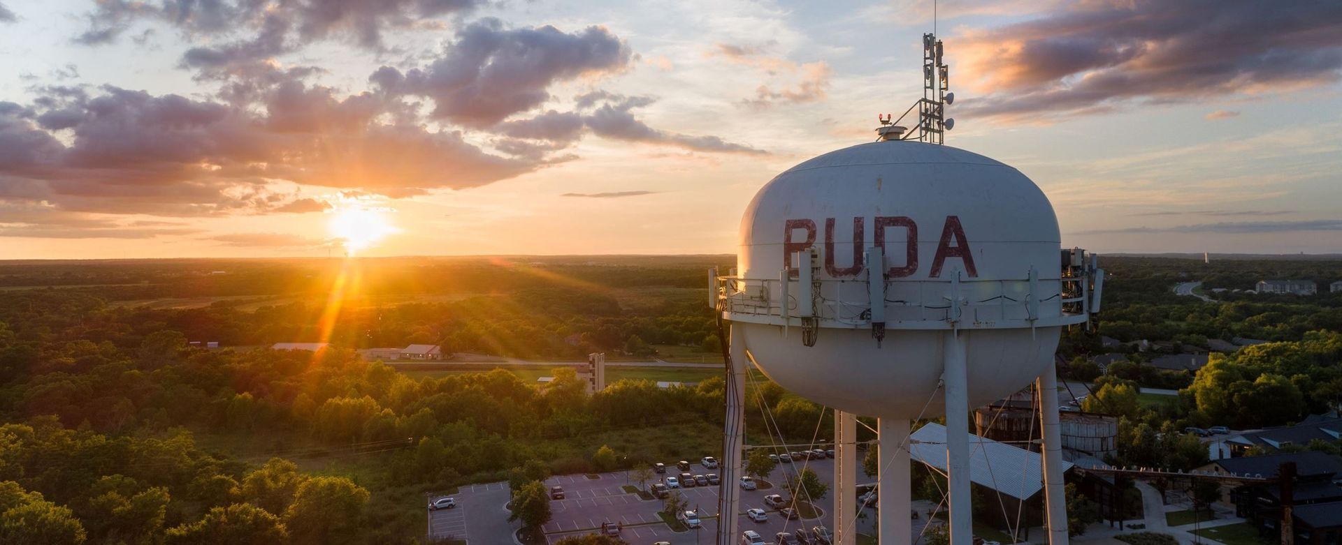 Downtown Buda, TX showing Stetson Property Management’s local expertise and community presence.