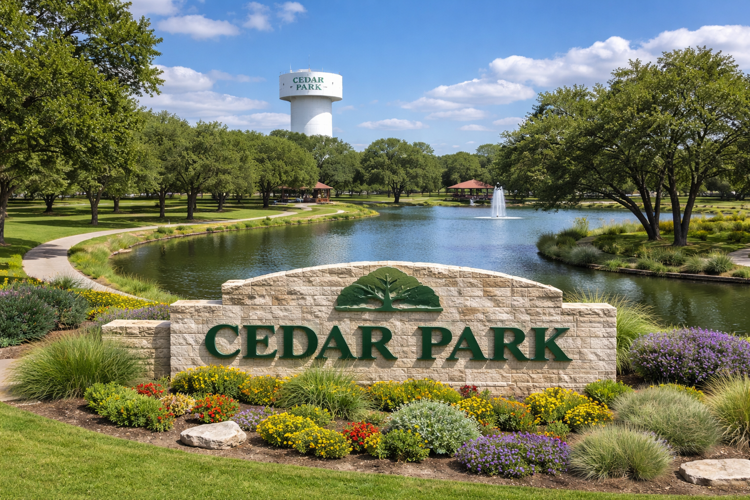 Cedar Park, TX skyline featuring Stetson Property Management’s local expertise.