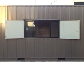 Grey Container with Window | Sunshine, Vic | All Vic Containers