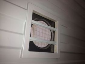 Wall Ventilation on White Wall | Sunshine, Vic | All Vic Containers