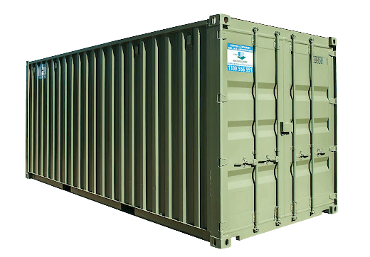 Green Container and White Background | Sunshine, Vic | All Vic Containers