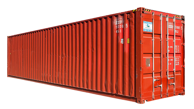 Red Container and White Background | Sunshine, Vic | All Vic Containers