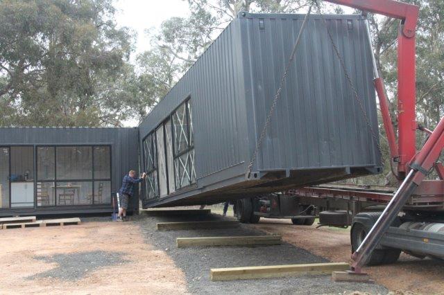 Red Custom Container Outdoor with Plant Above | Sunshine, Vic | All Vic Containers