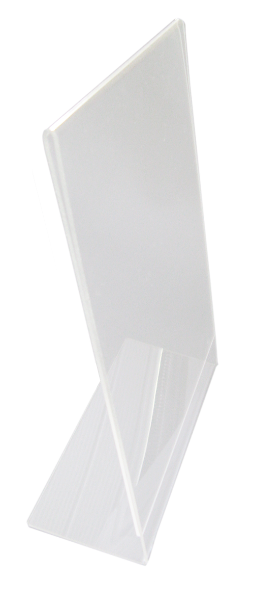 Acrylaufsteller, Schild transparent, Schild Kunststoff, Aufsteller