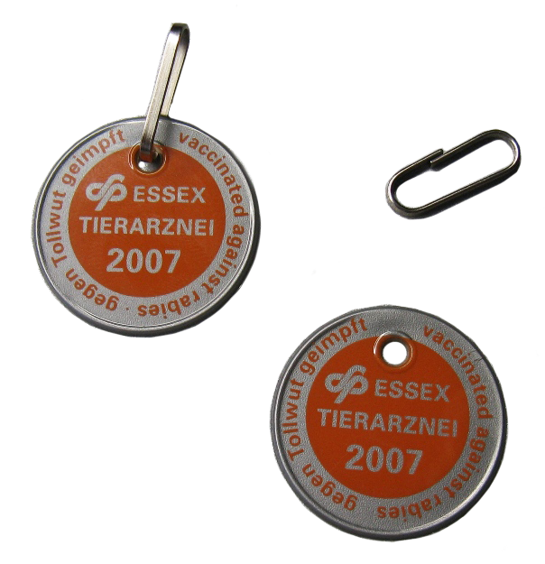 Kunststoffmarke, Marke mit Aufdruck, Pfandmarke mit Aufdruck, Wertmarke