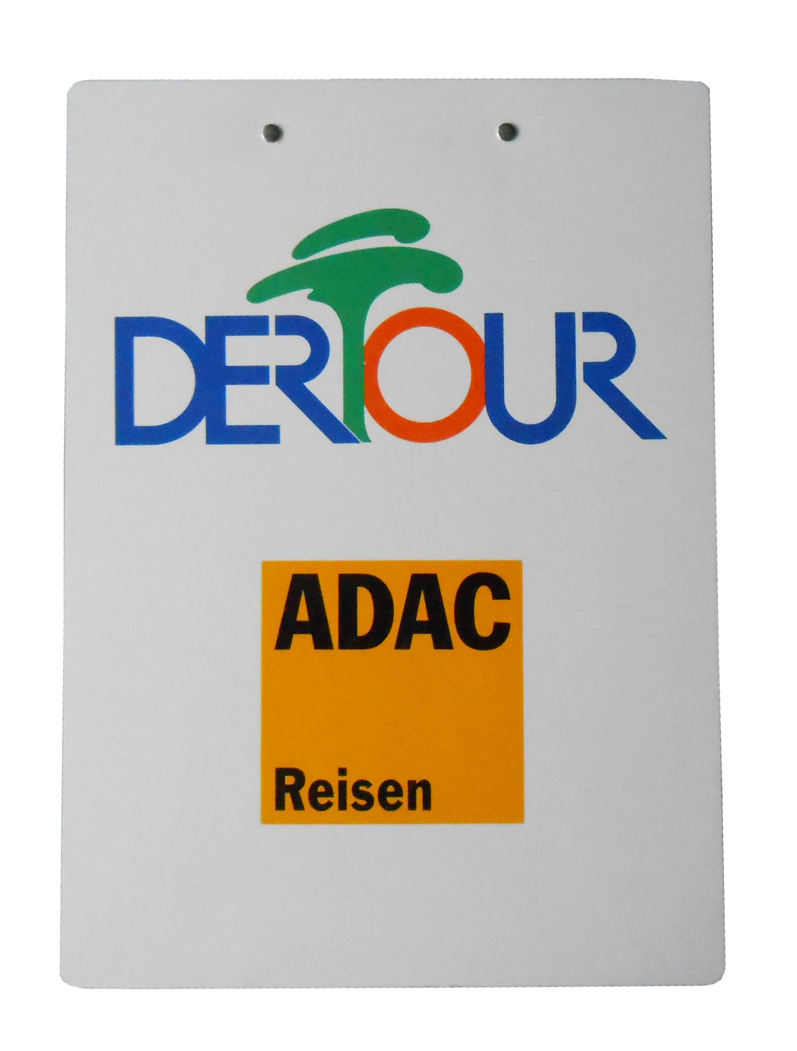 Busschild, Klemmbrett