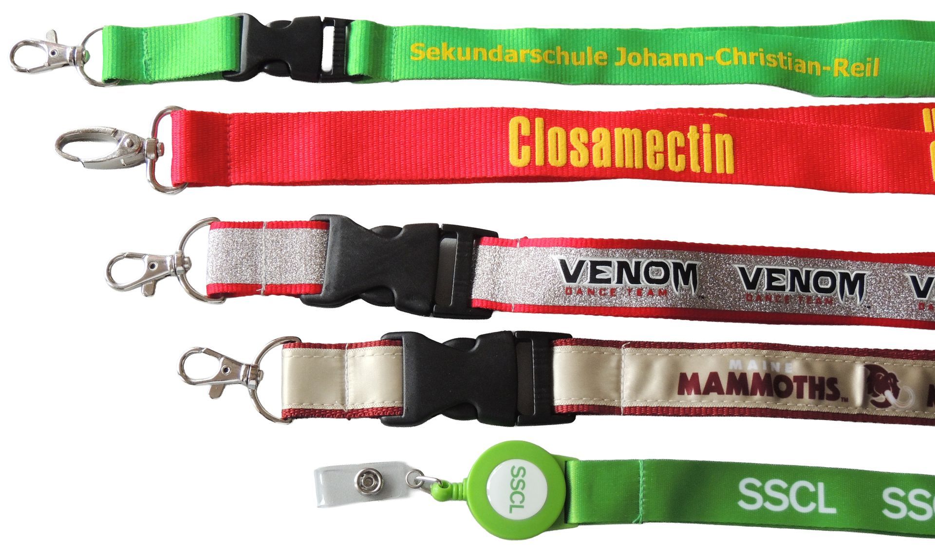 Lanyards bedrucken, Lanyards Sonder, Lanyard Anfertigung, Lanyard individuell