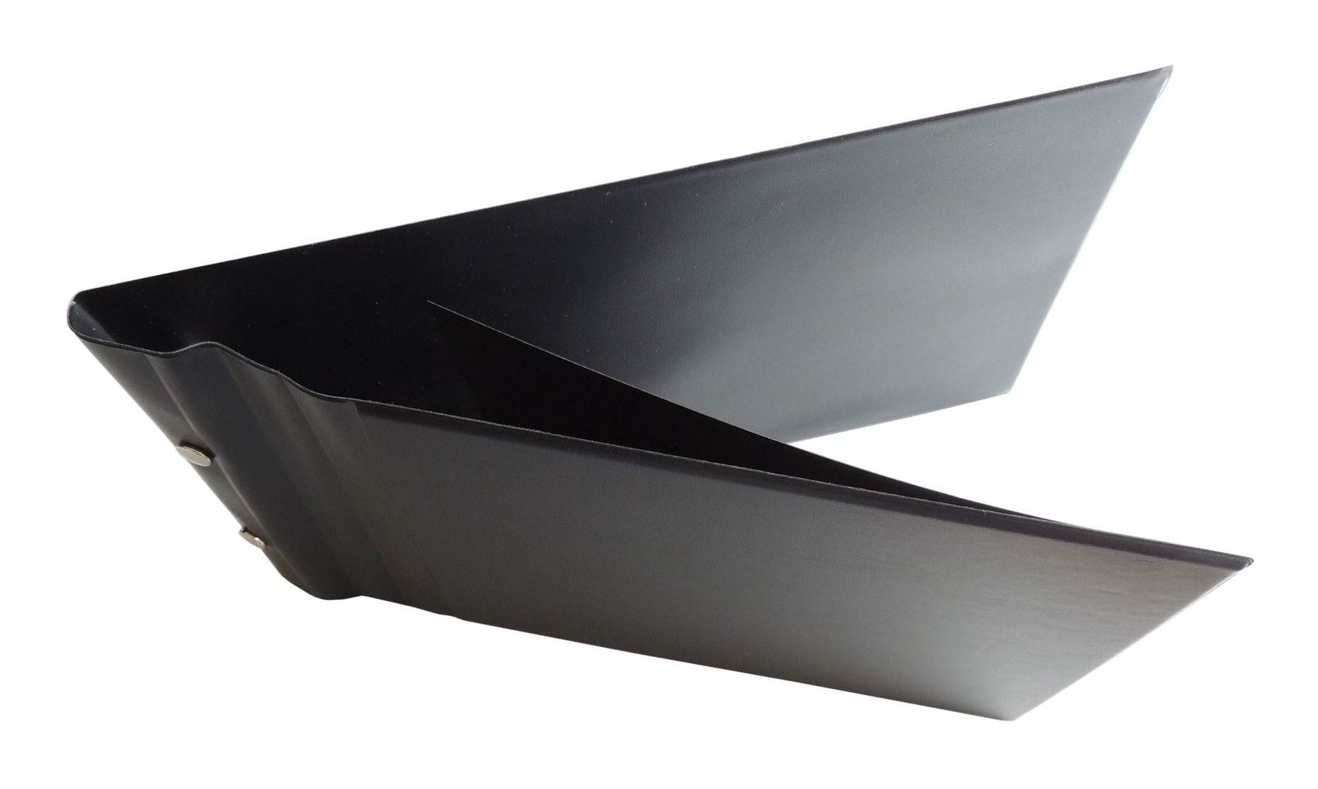 Draufsicht stehende Dokumentenmappe für Block