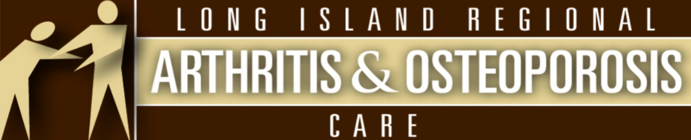 Logo for Long Island Regional Arthritis & Osteoporosis Care, PC, with figures shaking hands.