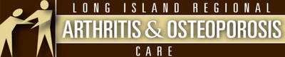 Logo for Long Island Regional Arthritis & Osteoporosis Care, PC, with figures shaking hands.