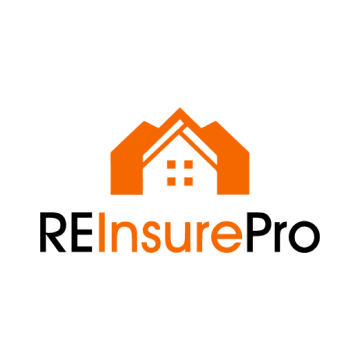 A logo for reinsurepro with a house on it