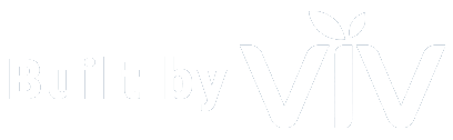 A white logo reading 