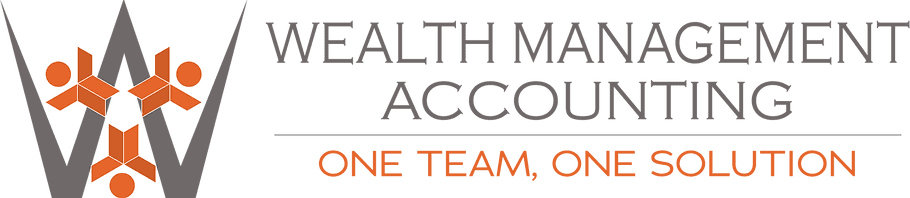Logo: Gray and orange