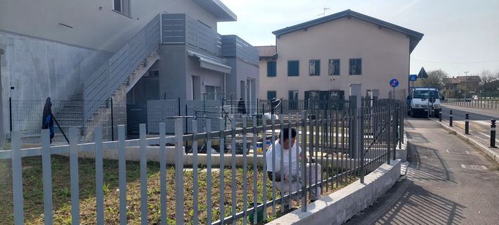 Verniciatura di ringhiere