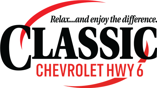 Classic Chevrolet Hwy 6 logo with red and black text and the tagline &ldquo;Relax...and enjoy the difference.&rdquo;