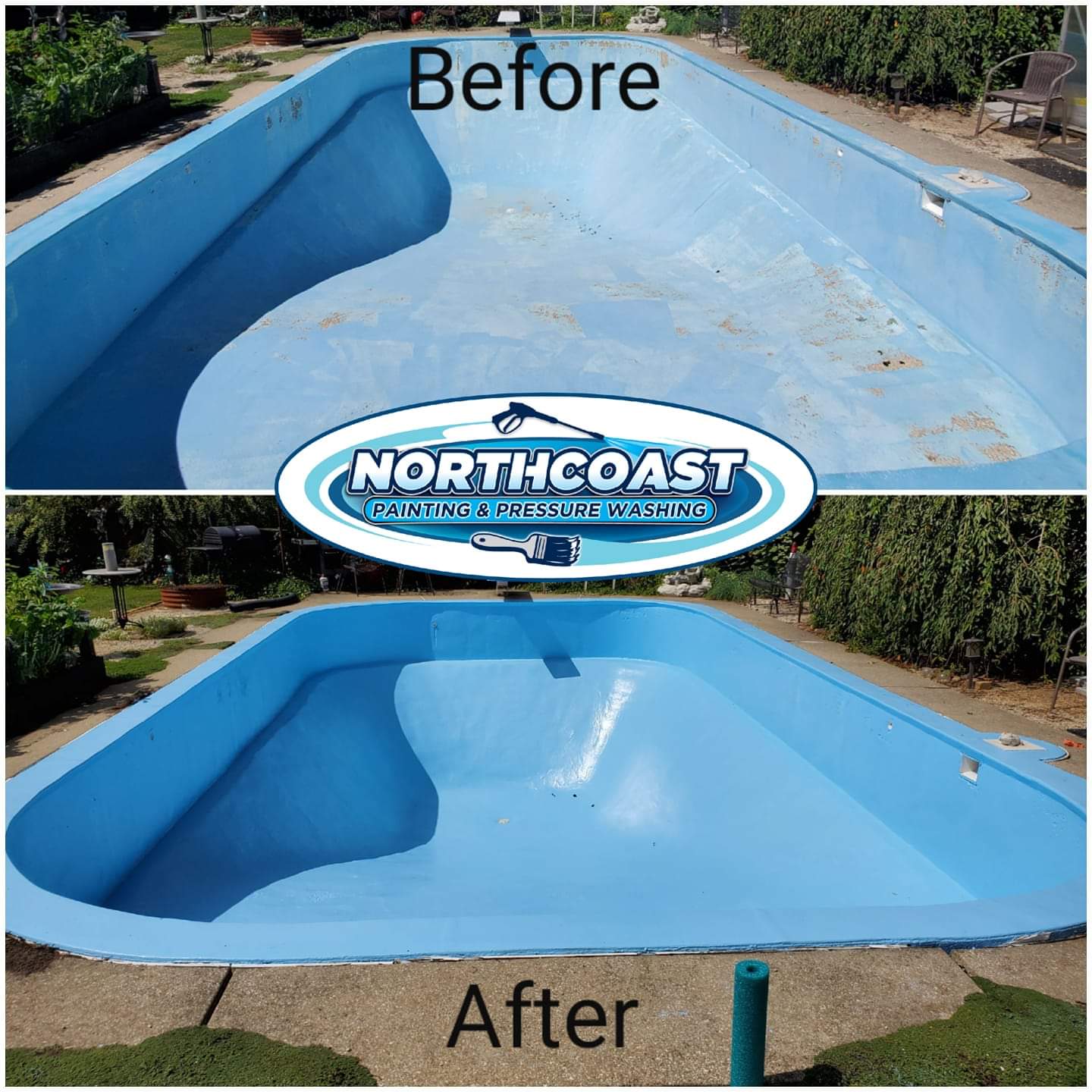 Swimming Pool Painting Painter Canton Akron Ohio NORTHCOAST Painting and Pressure Washing