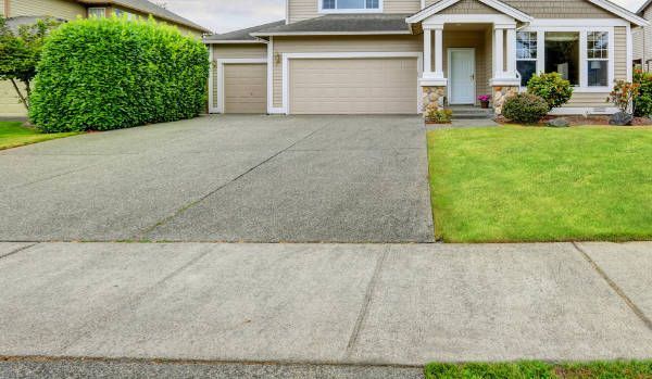 Concrete driveway cleaning and sealing service in Northeast Ohio