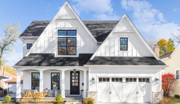 Clean house exterior after professional pressure washing in Northeast Ohio