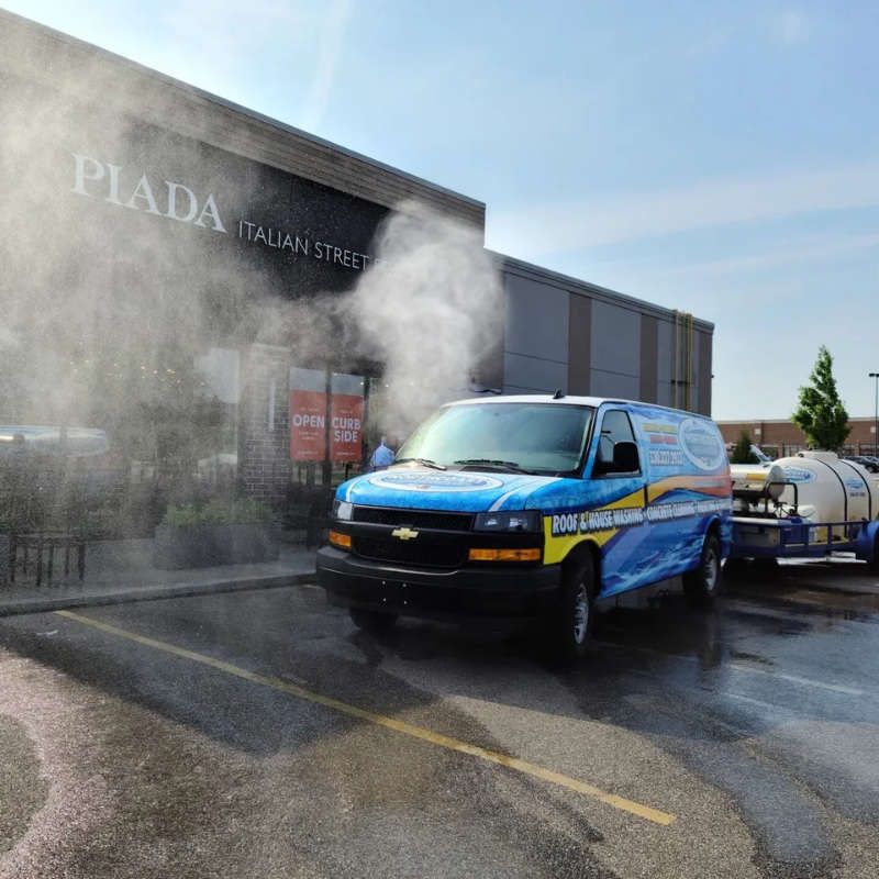 Commercial pressure washing for businesses and storefronts in Northeast Ohio