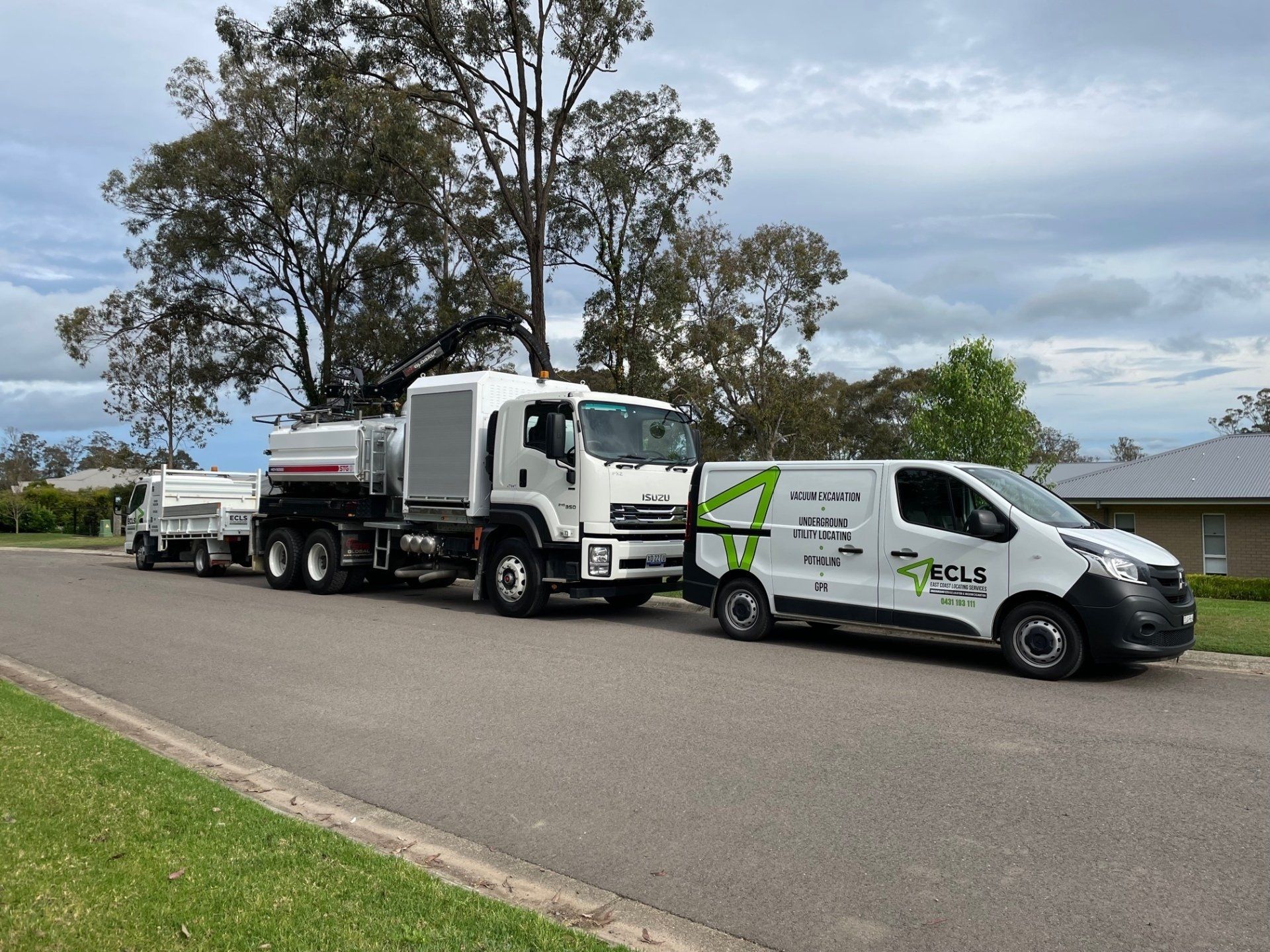 Our Vehicles — East Coast Locating Services in Wallalong, NSW