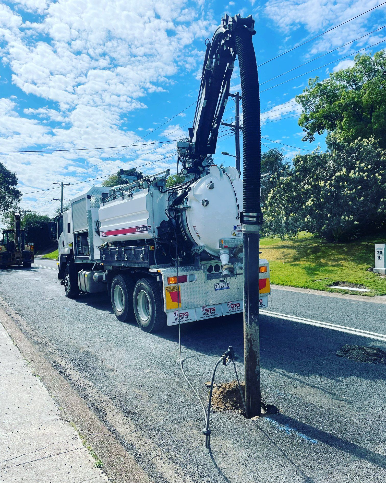 Pothole Vehicle — East Coast Locating Services in Wallalong, NSW