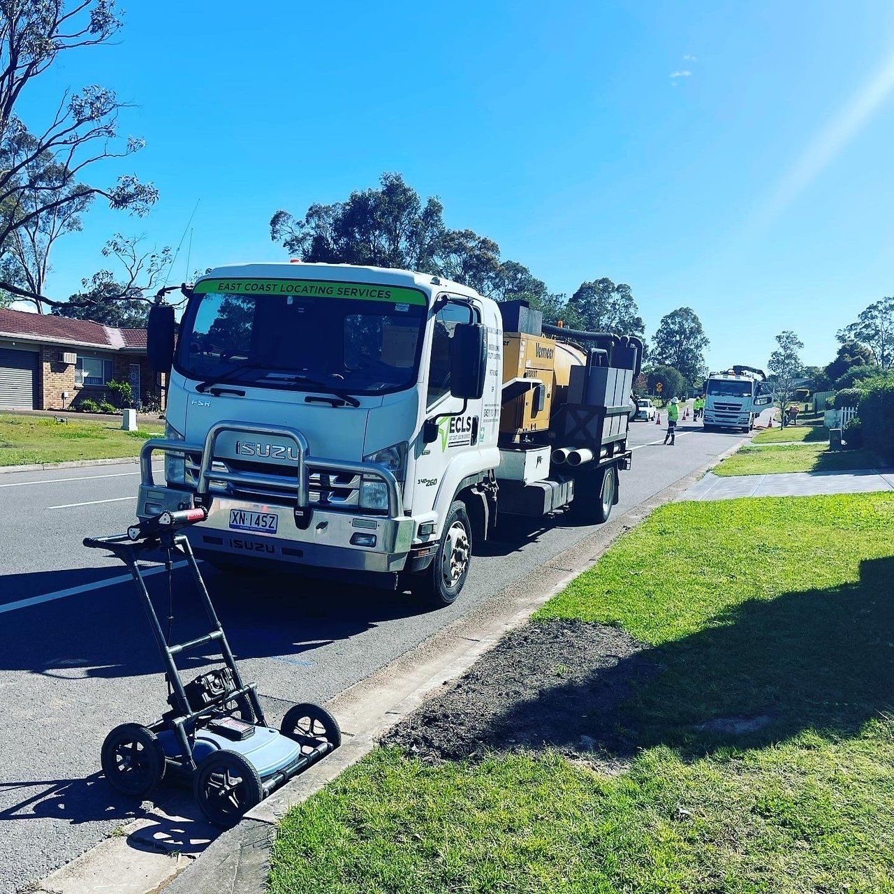 Truck And Ground Penetrating Equipment — East Coast Locating Services in Wallalong, NSW