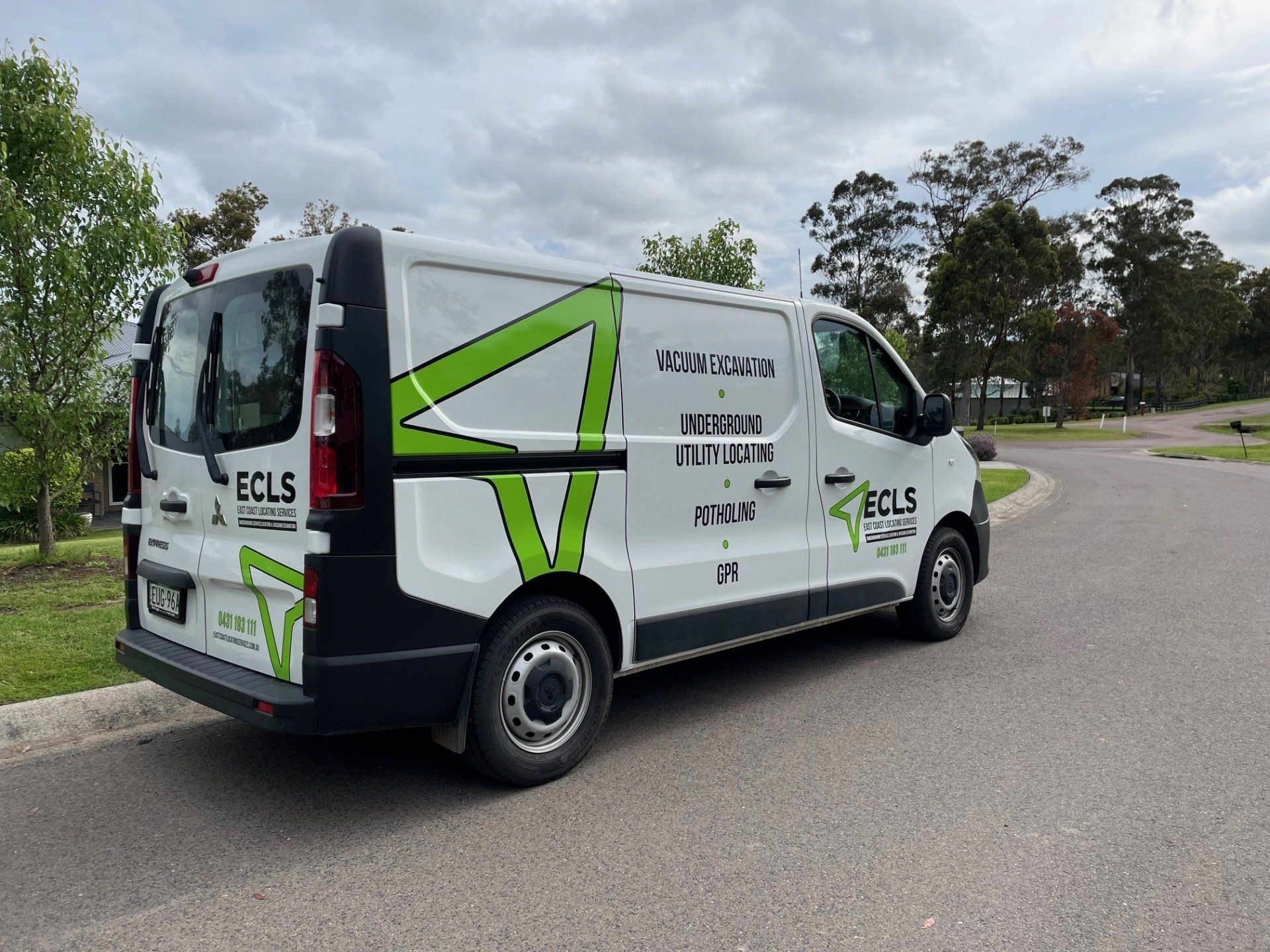 Company Vehicle For Vacuum Excavation — East Coast Locating Services in Wallalong, NSW