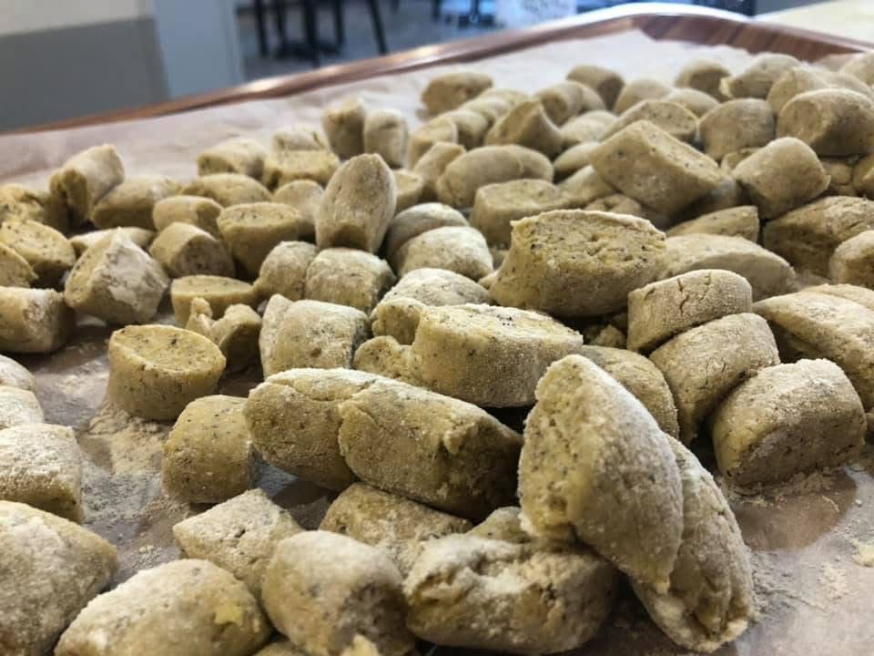 pasta fatta in casa per una cena economica a Bergamo da Il Desco