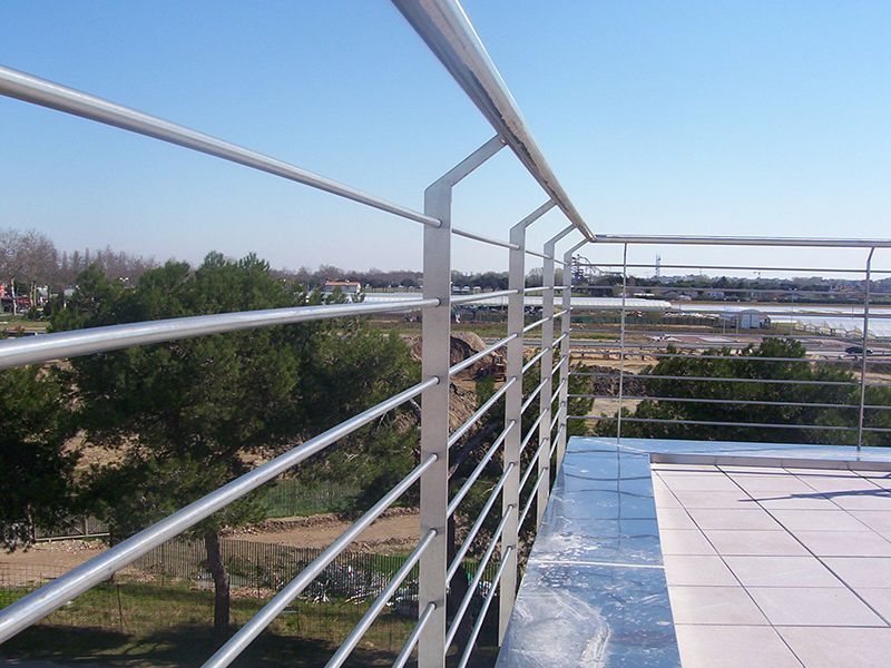 Parapetti e balconi in acciaio inox piacenza e parma ocean