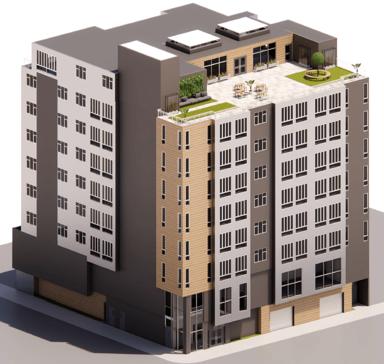 Brown and gray building