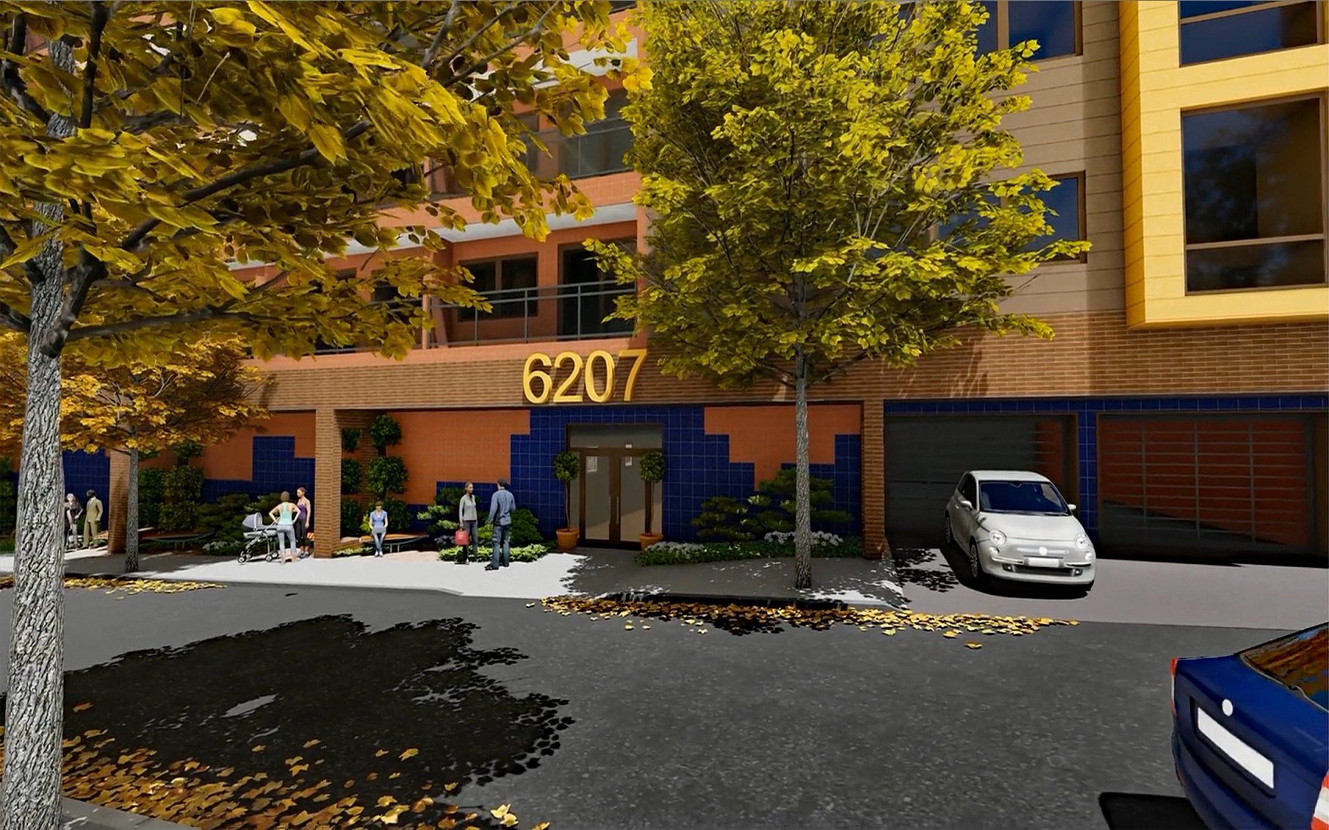 Building entrance
